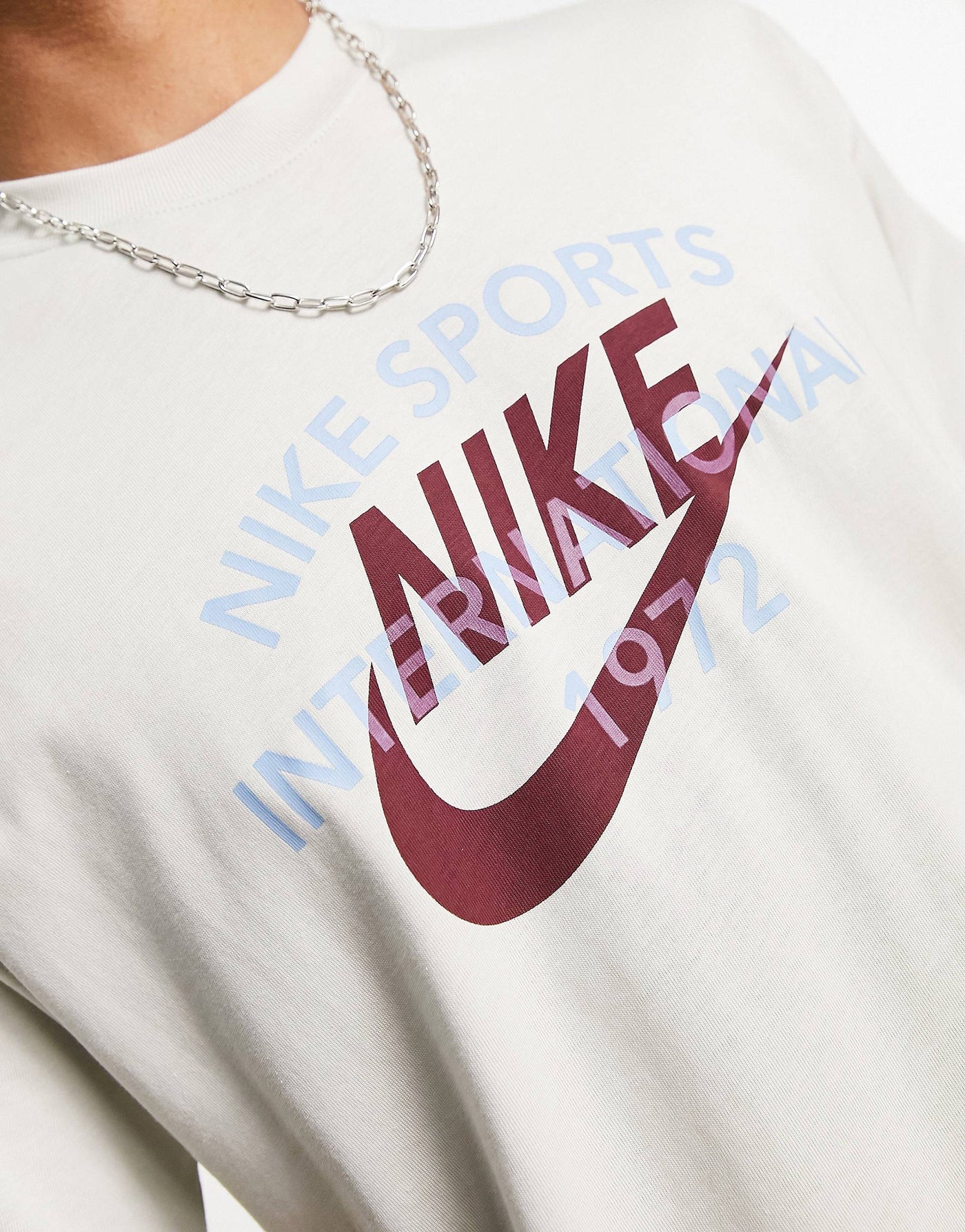 Nike Circa graphic T-shirt in light bone