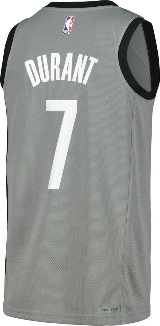 Nike Kevin Durant Gray Brooklyn Nets Swingman Player Jersey