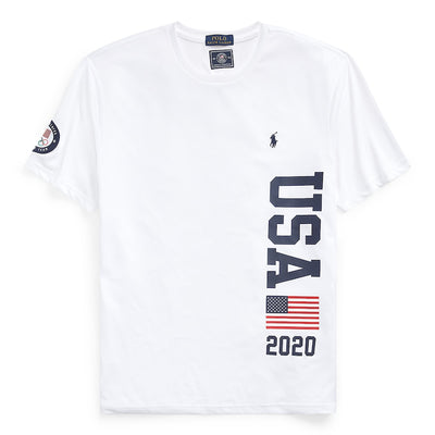 Polo Ralph Lauren White Team USA Olympics Wordmark T-Shirt