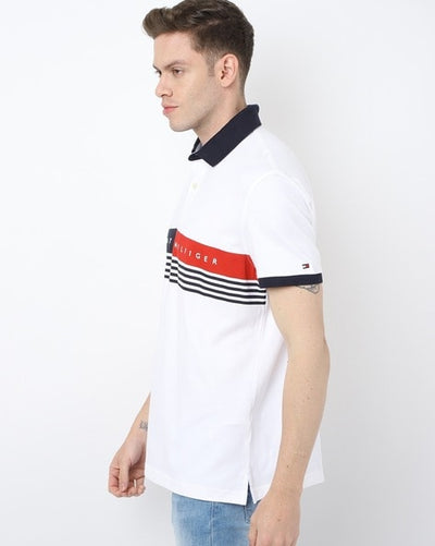 TOMMY HILFIGER
Brand Print Polo T-Shirt