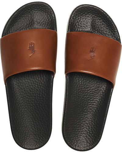 Leather polo slide