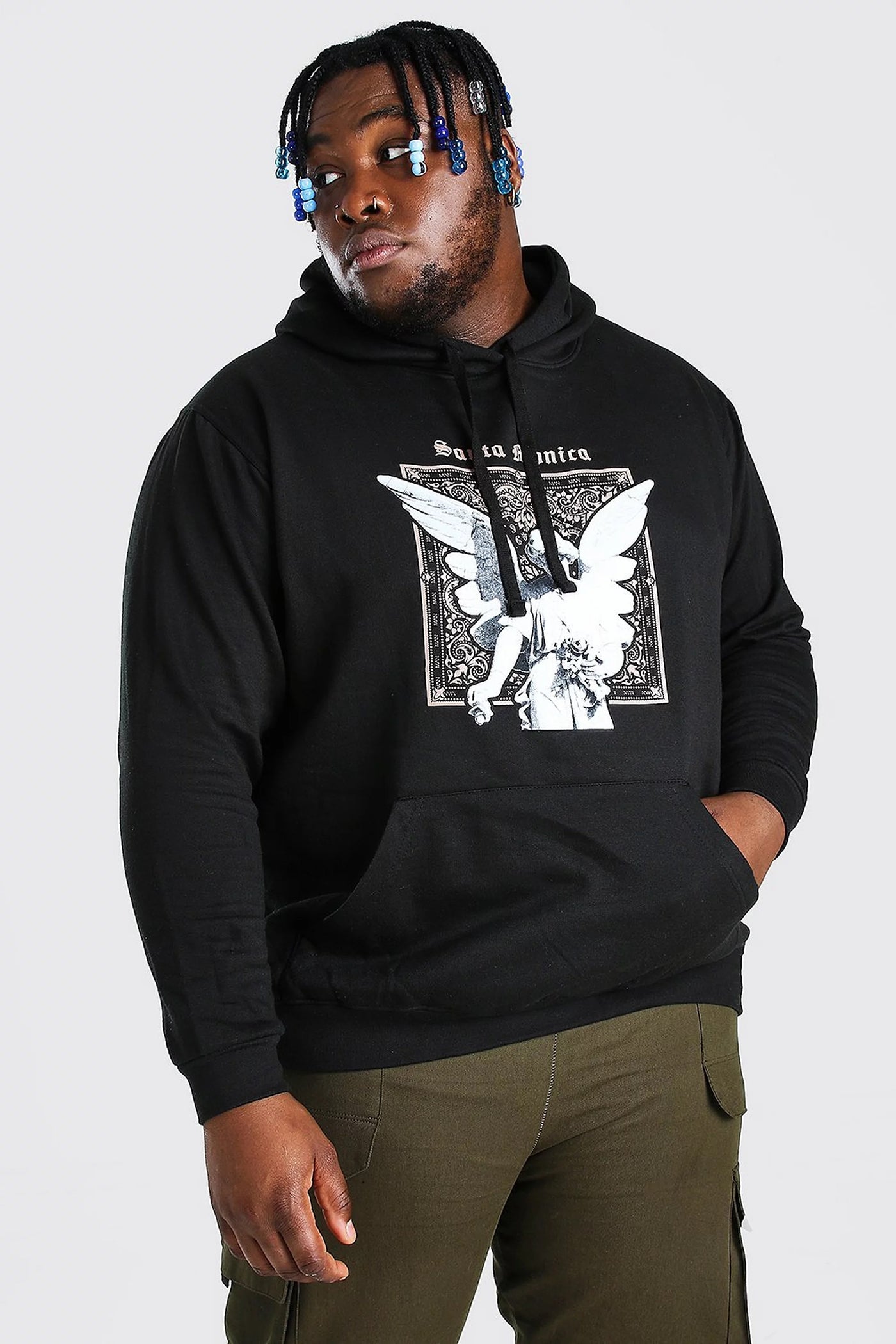 SANTA MONICA PRINT HOODIE