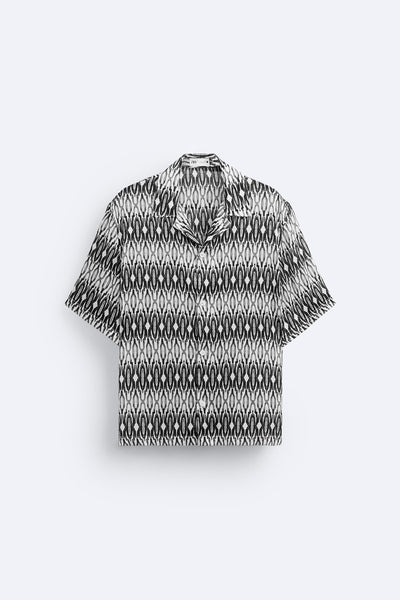 Geometric print ZARA shirt