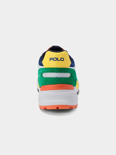 Polo Ralph Lauren jogger sneakers in multi colour with pony logo