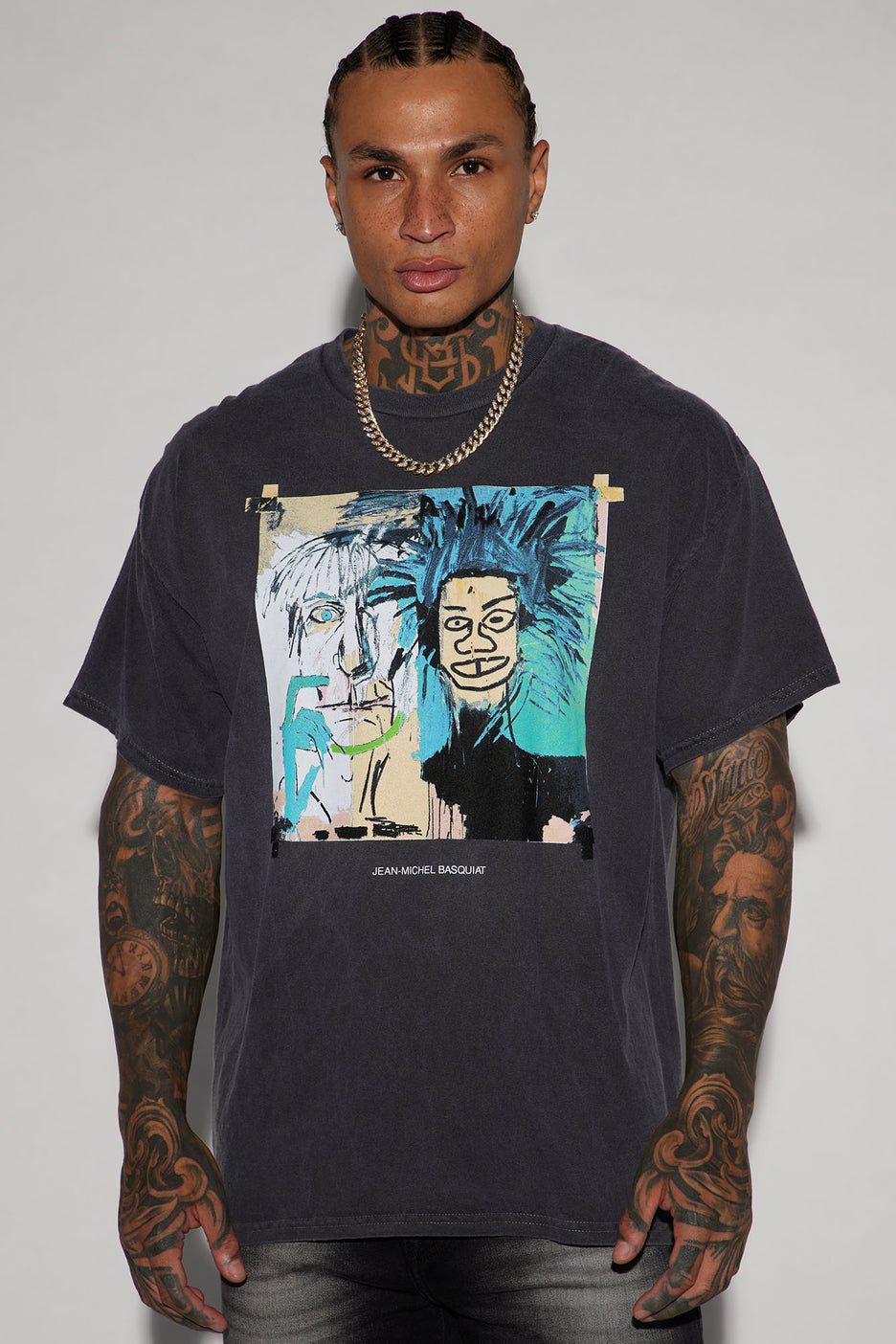 Basquiat Warhol Piece Short Sleeve Tee