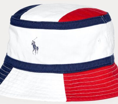 POLO Ralph Lauren Adult Color Blocked Bucket Hat