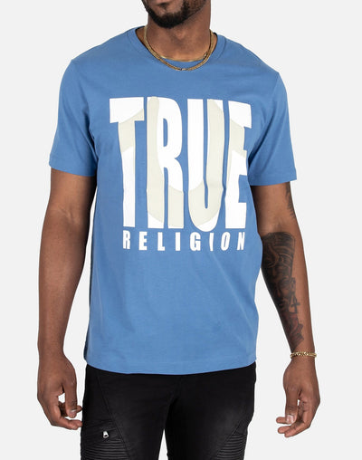 TRUE RELIGION LARGE TRUE LOGO TEE