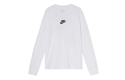 Nike Alphabet Printing Casual Round Neck Long Sleeves Tee