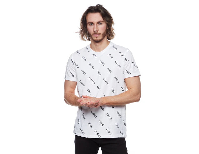 Calvin Klein Jeans Men's Iconic All Over Print Tee