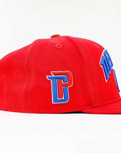 PRO STANDARD NBA DETROIT PISTONS STACKED LOGO SNAPBACK