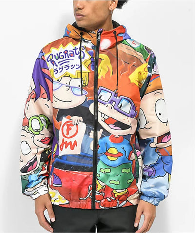 Members Only x Nickelodeon Rugrats Multi Windbreaker Jacket