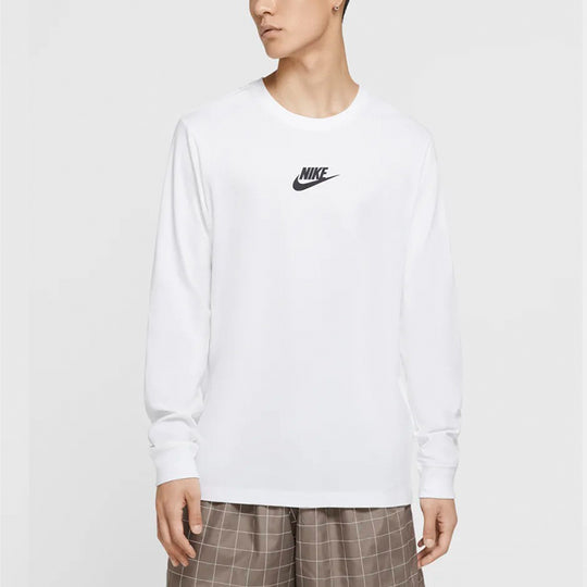 Nike Alphabet Printing Casual Round Neck Long Sleeves Tee