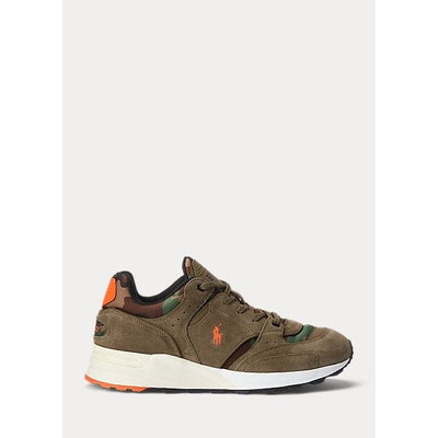 Polo Ralph Lauren Trackster 200 Suede & Camo Twill Sneaker