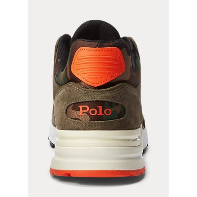 Polo Ralph Lauren Trackster 200 Suede & Camo Twill Sneaker