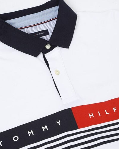 TOMMY HILFIGER
Brand Print Polo T-Shirt