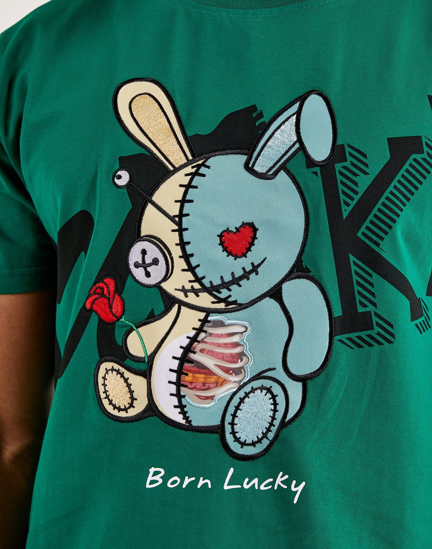 MENS BKYS BORN LUCKY TEE