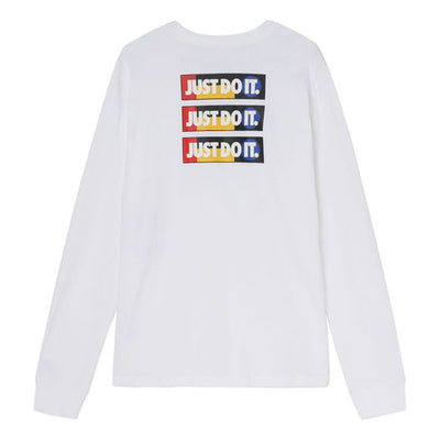 Nike Alphabet Printing Casual Round Neck Long Sleeves Tee