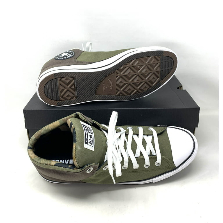 Converse Chuck Taylor High Street Mid Top Khaki Canvas Sneakers