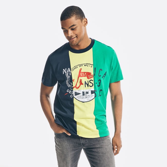 Nautica COLORBLOCK GRAPHIC Tee