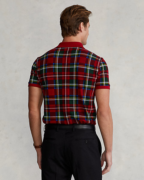 Tartan Mesh Polo Shirt