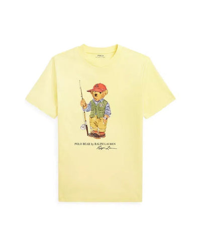 Polo Bear Color-Blocked Cotton Tee