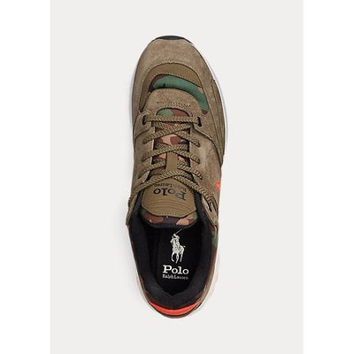 Polo Ralph Lauren Trackster 200 Suede & Camo Twill Sneaker