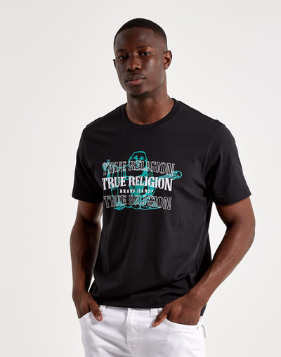 TRUE RELIGION 3 ARCH BUDDHA TEE