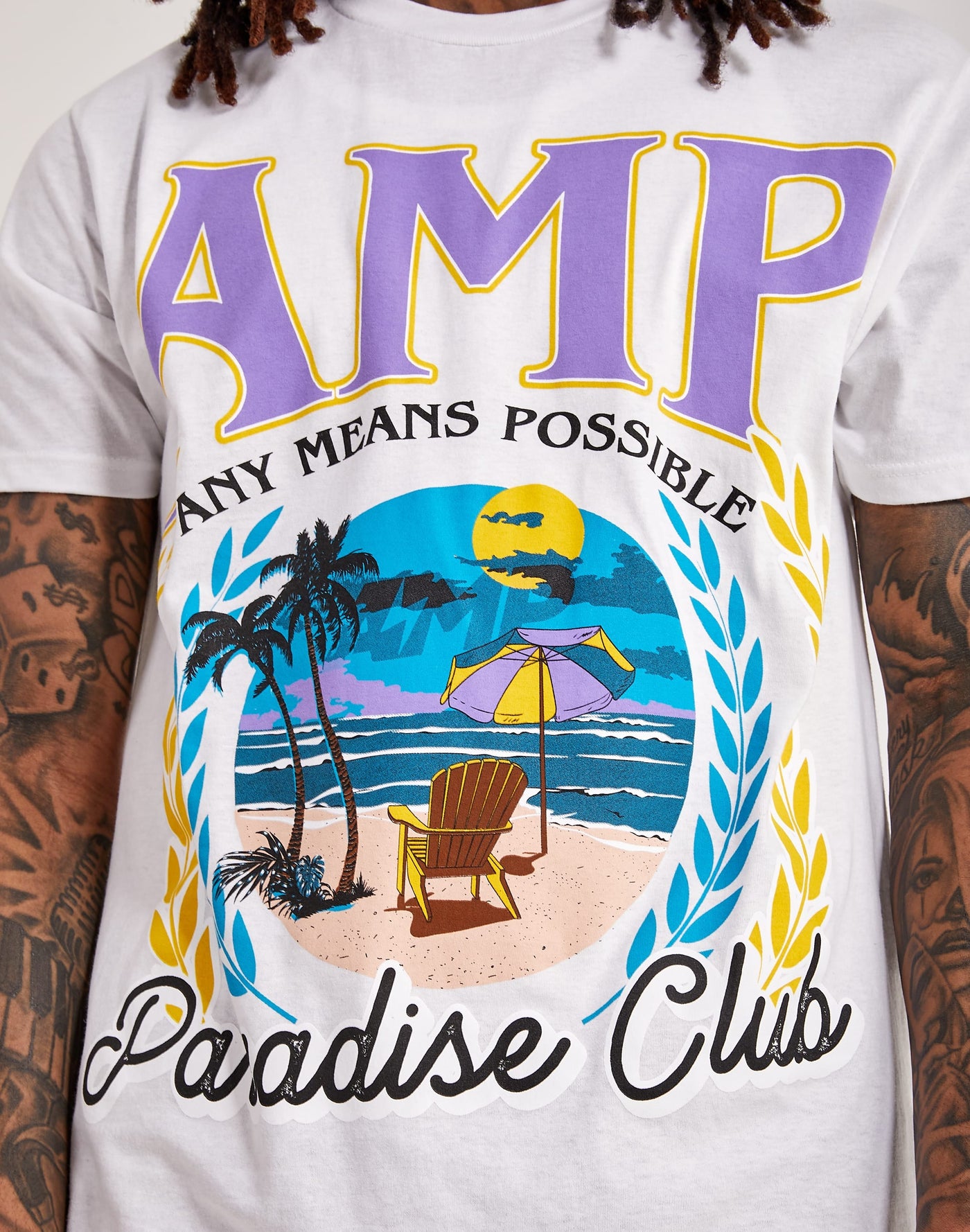 AMP PARADISE CLUB TEE