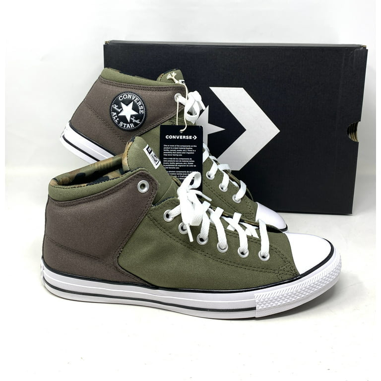 Converse Chuck Taylor High Street Mid Top Khaki Canvas Sneakers