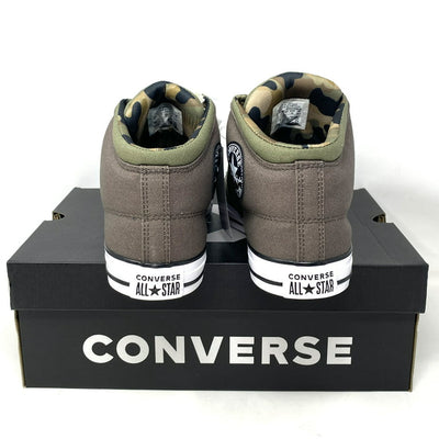 Converse Chuck Taylor High Street Mid Top Khaki Canvas Sneakers