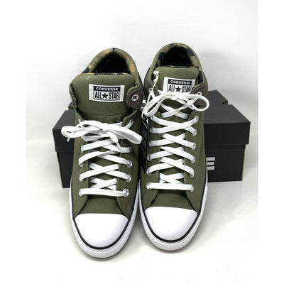 Converse Chuck Taylor High Street Mid Top Khaki Canvas Sneakers