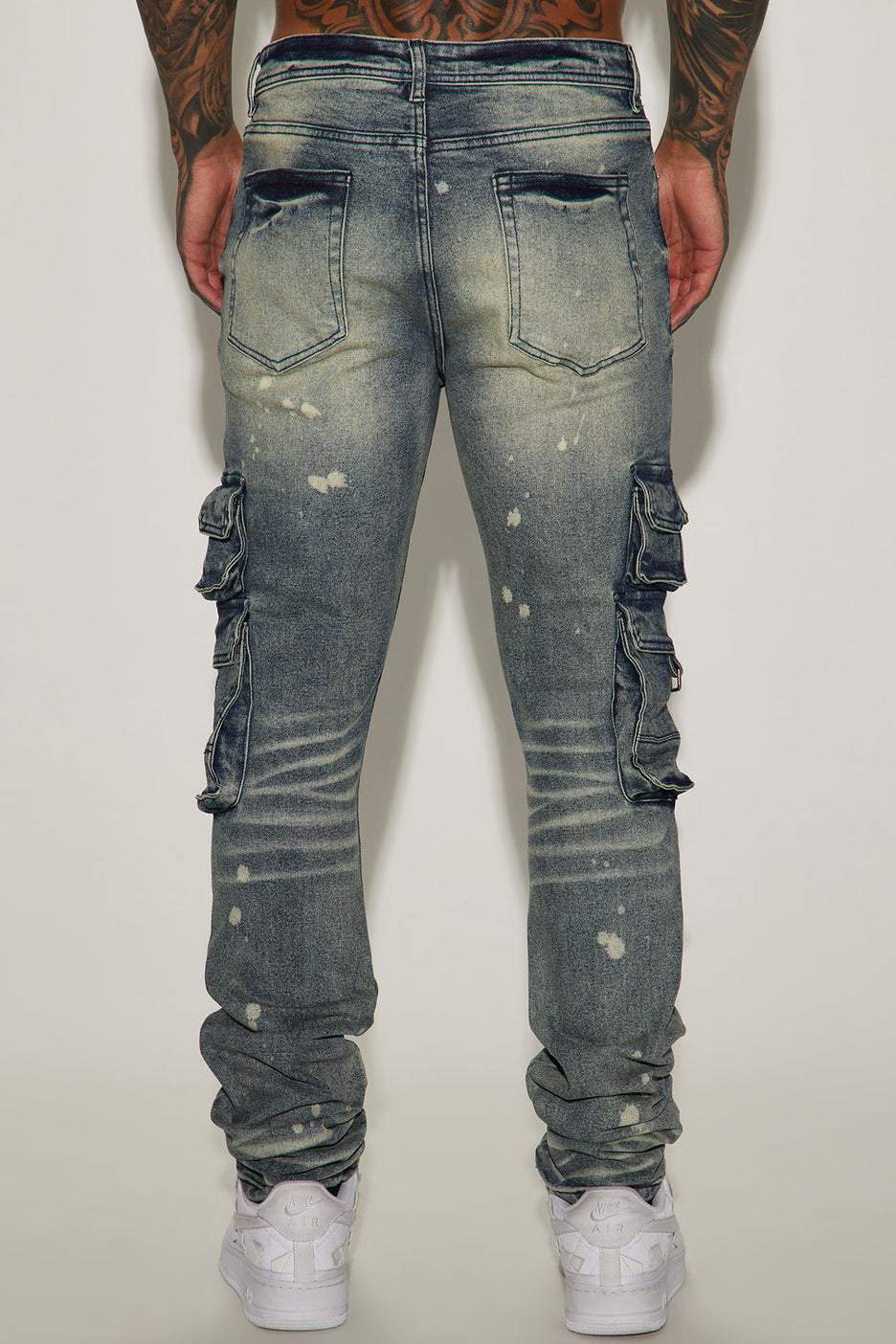 Loaded Stacked Skinny Cargo Jeans
