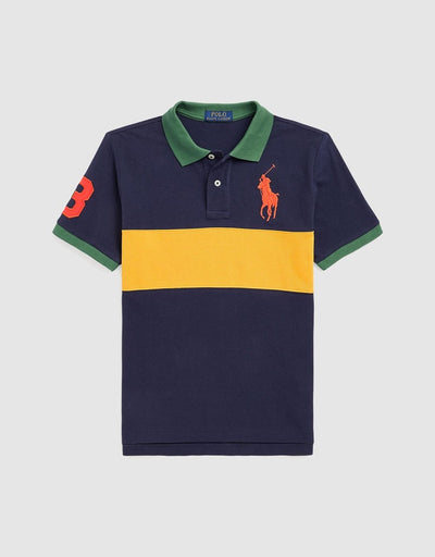 Big Pony Cotton Mesh Polo Shirt