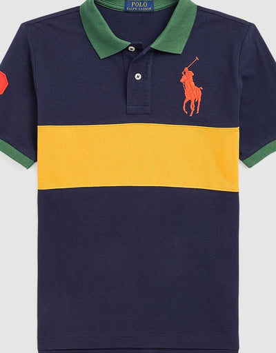 Big Pony Cotton Mesh Polo Shirt